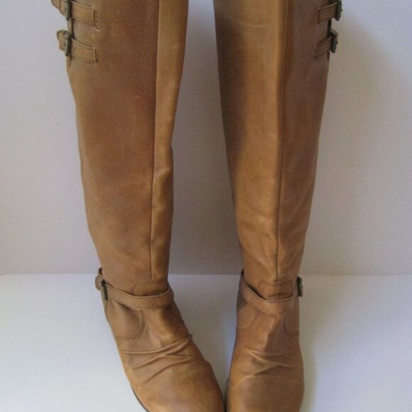 Steve Madden Tan Riding Boots Knee High Women's Size 10 - Picture 11 of 12